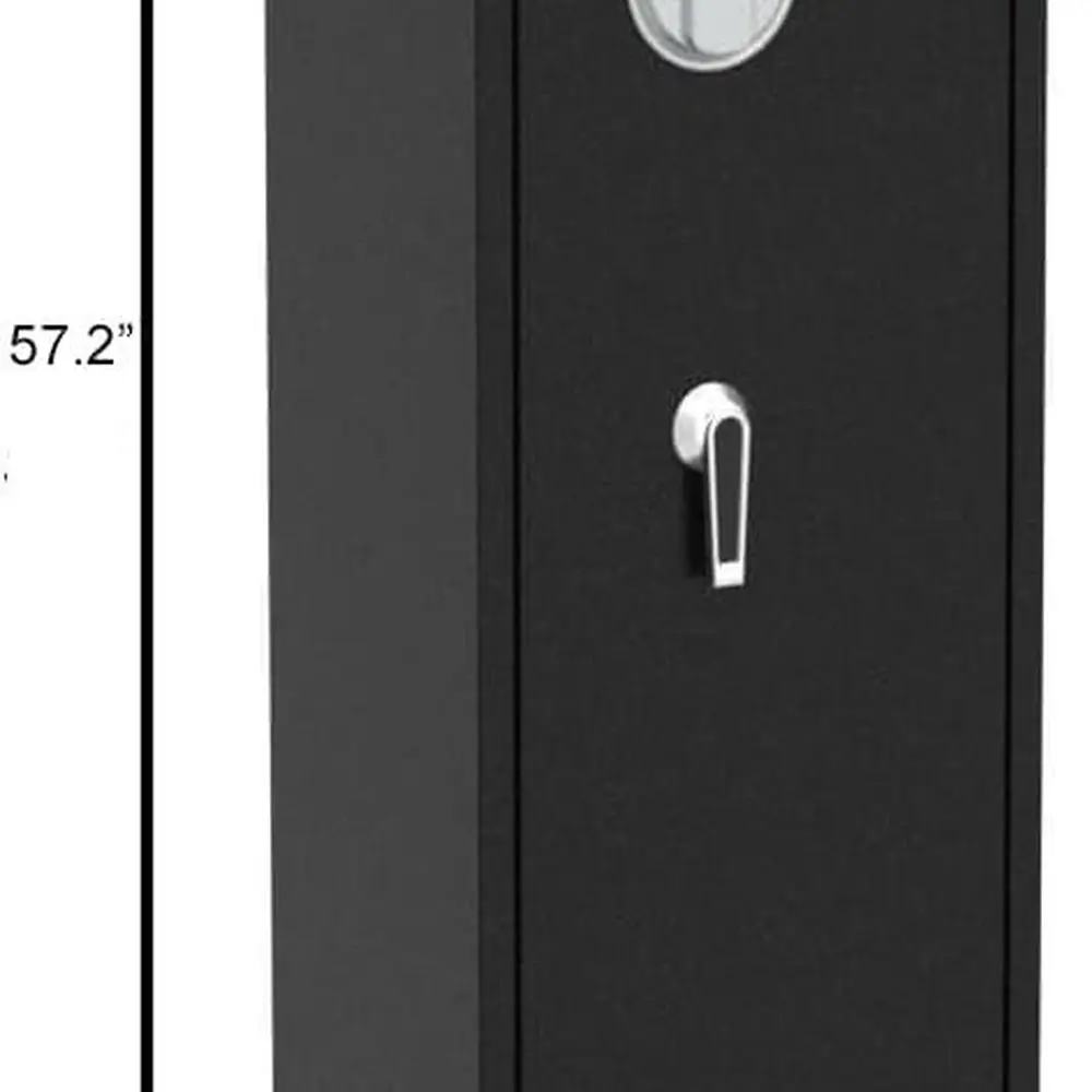 Large Biometric Rifle Safe for 5-6 Guns and Shotguns - Durable Storage