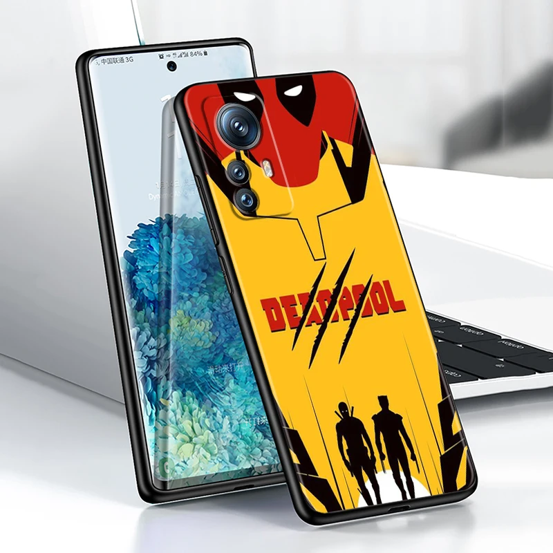 Чехол для телефона с рисунком Росомаха Marvel Дэдпул для Xiaomi Mi 14 13T 13 12T 12 11T 11i 11 10T 10 Pro Lite