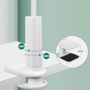 حامل هاتف محمول حلزوني ، مشبك دوار 360 درجة ، سرير كسول ، حامل سطح مكتب ، مكتب هاتف ، حامل سرير ، قاعدة دعم حامل ، 70 سم أعلى 8 مبيعات لساعات Baseus - رقم 4