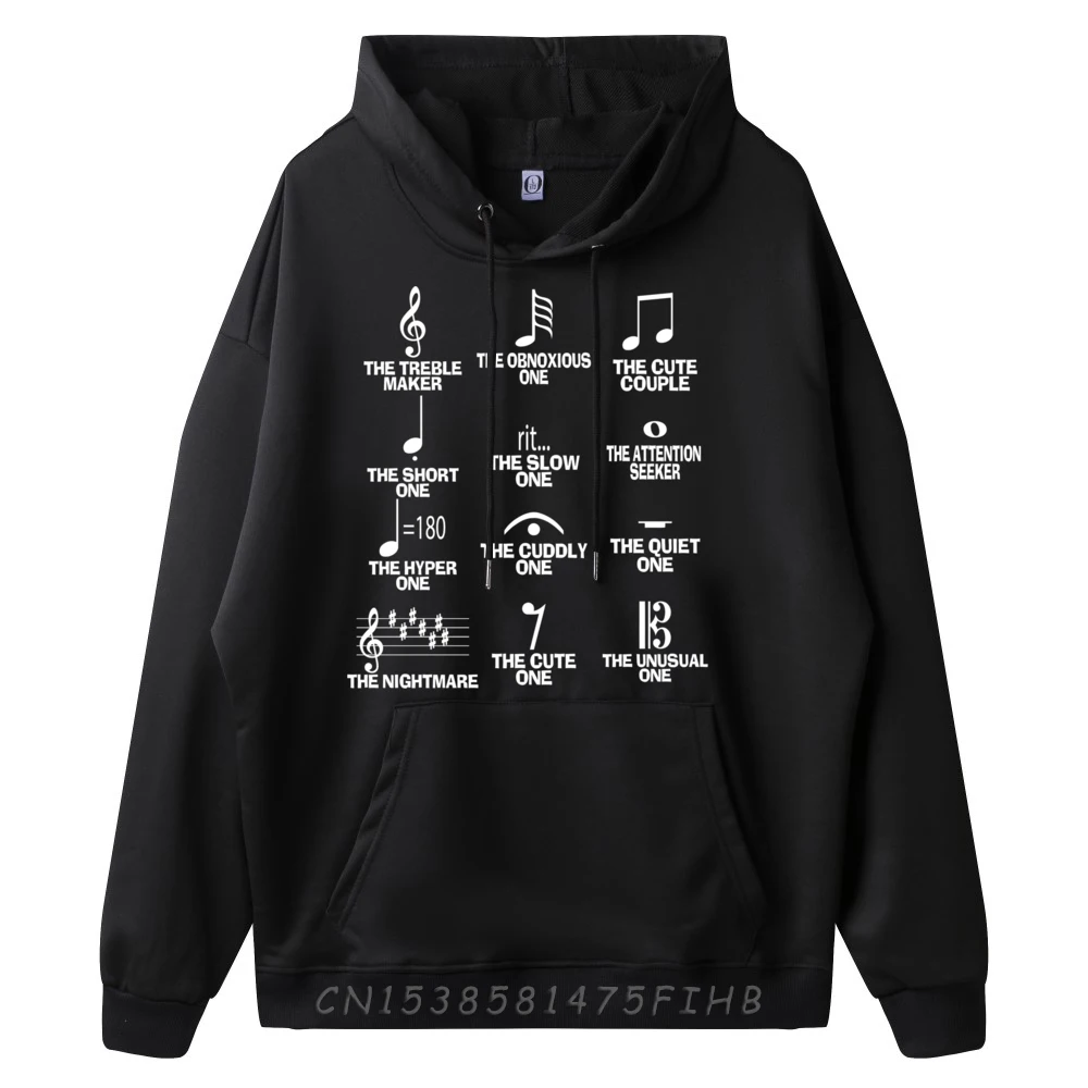 Musical Notes Symbol Definition Humor Funny Christmas Grpahic Tee Pullover Hoodies For Men Pullover