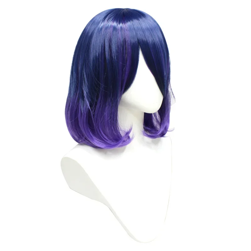 Anime Kinsou No Vermeil Cosplay Wig Light Purple Gradient Short Hair Vermeil In Gold Devil Goldfilled Alto Women Accessory Party