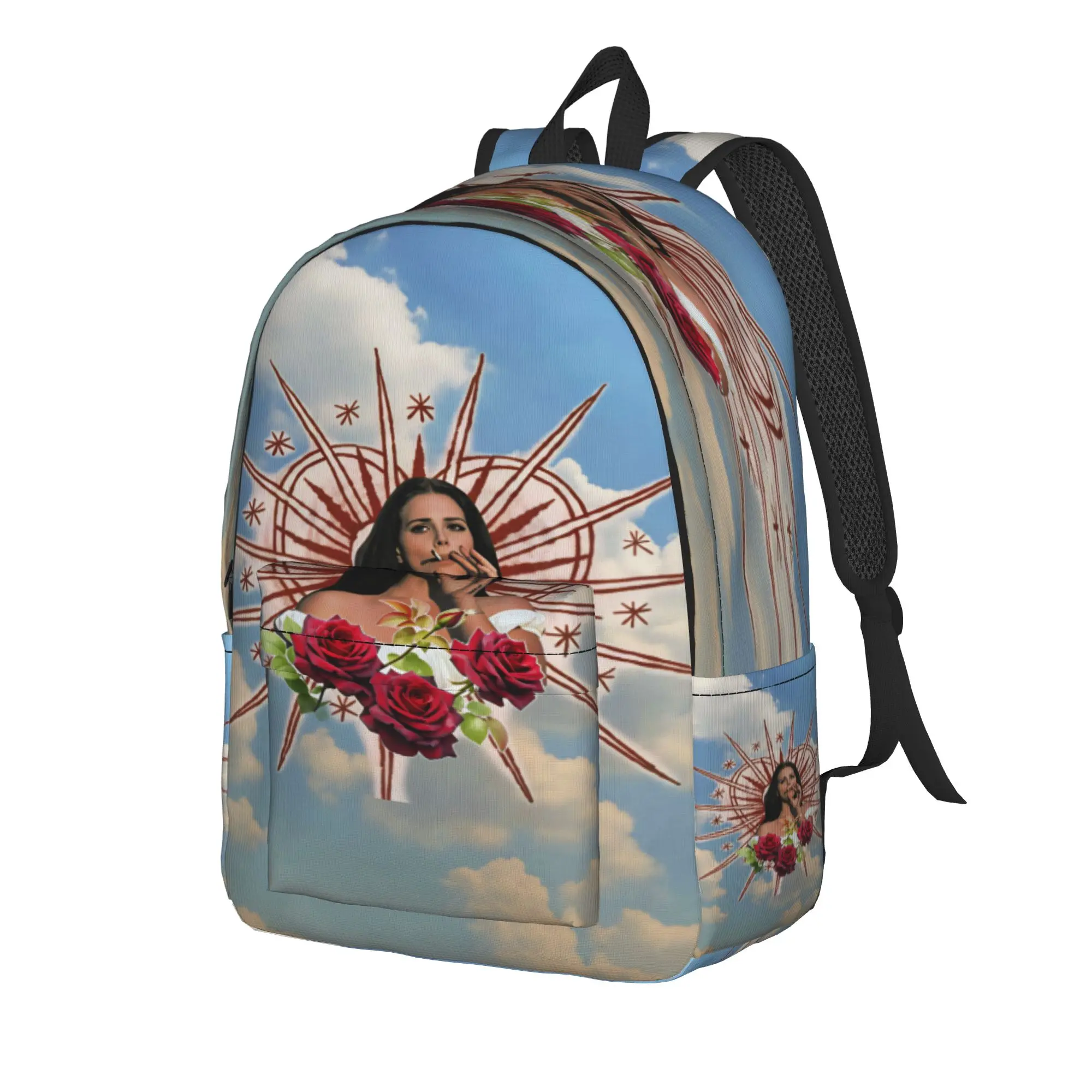 Lana Del Rey Singer Lizzy Grant  Backpack Boy  Soft Backpacks Polyester Novelty School Bags Travel Designer Rucksack