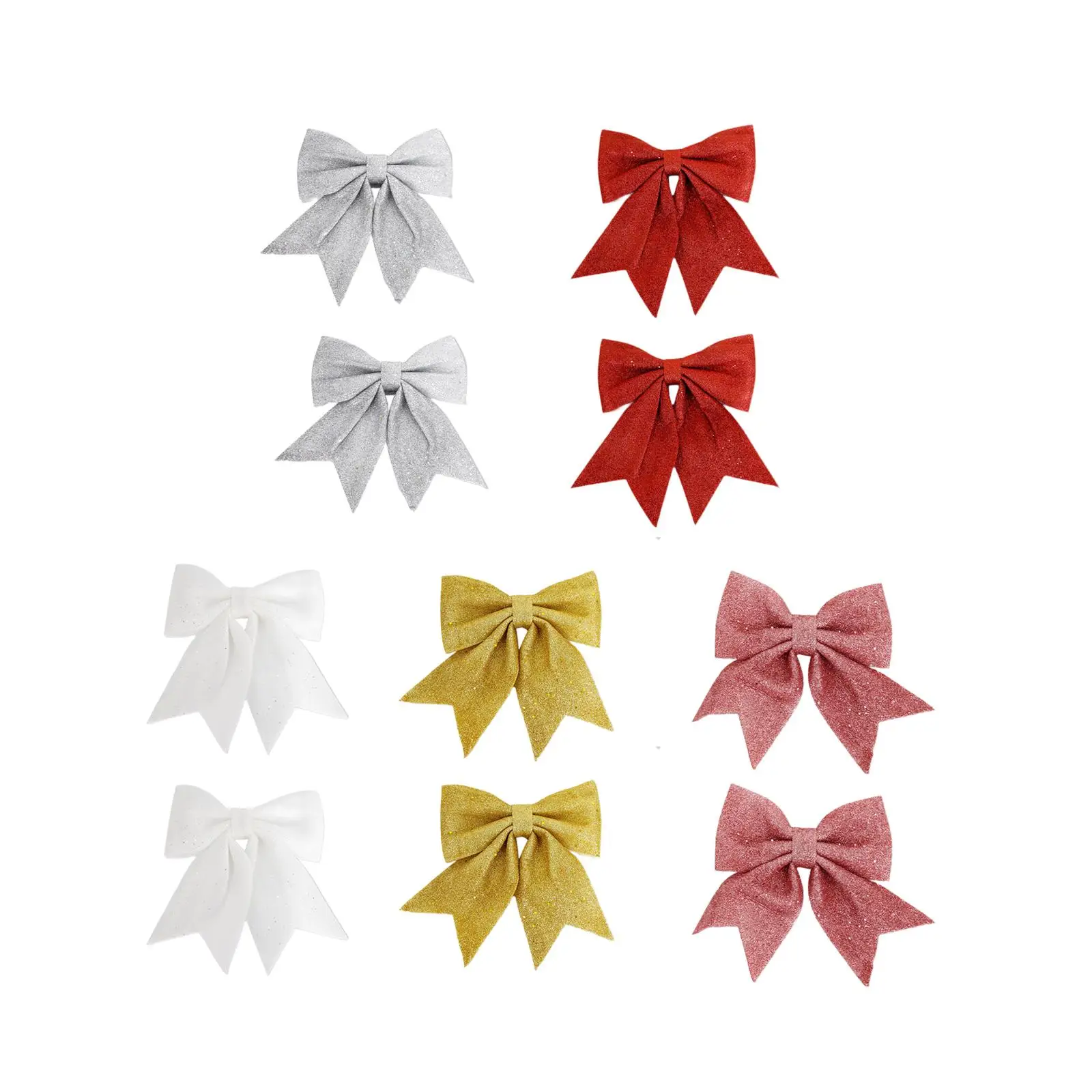 

2x бантик для рождественской елки, многоразовый креативный домашний декор, украшение для рождественской елки для фестивального магазина, домашний венок, гирлянда для дома и улицы