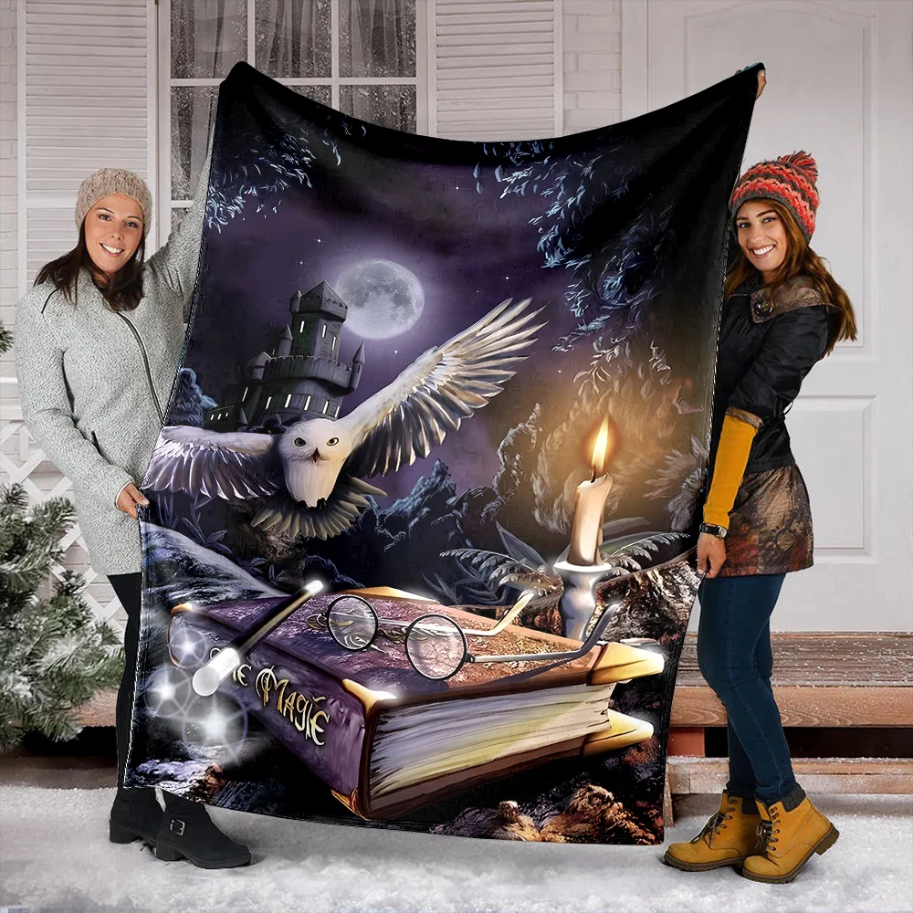 Magic Film Harry Potter Print Blanket Children Adult Blanket Soft Warm Bedding for Bed Sofa Travel Cover Blanket Children\'s Gift