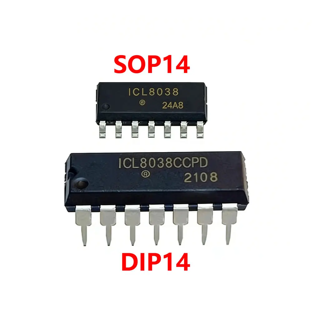 5-100Pcs New ICL8038CCPD DIP-14 ICL8038M/TR SOP14 Waveform Generator Precision Function Signal Chip IC Direct Insert  IC Chip