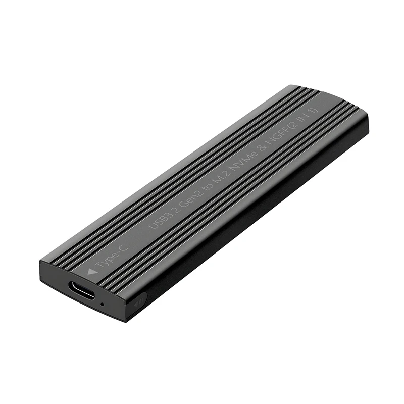 UTHAI M. 2 Solid State Mobile Hard Disk Box USB 3.2 Metal Heat Dissipation External Type-C Interface SATA/NVMe Dual Protocol