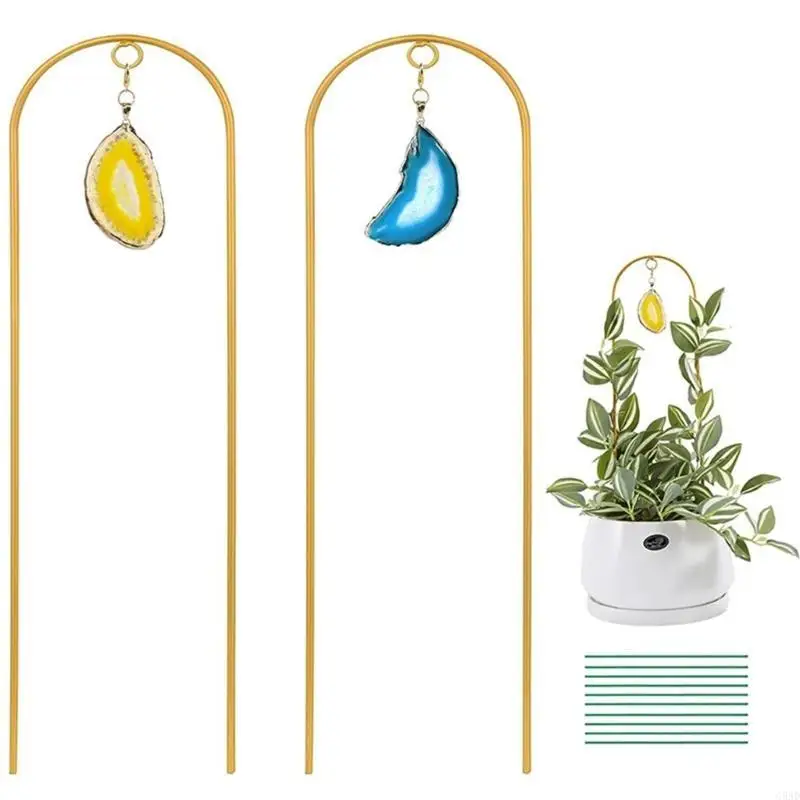 

Indoor Plant Trellis Garden Trellis for Climbing Plant Metal Wire Stake Potted Plant Ornaments Flower Pot Vine Support C5AD