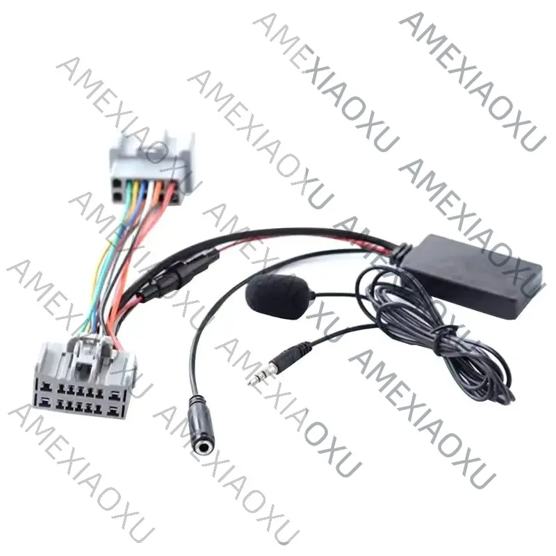 AMEXIAOXU  Car Bluetooth 5.0 Wireless Phone Call Handsfree AUX In Adapter For Volvo C30 S40 V40 V50 S60 S70 C70 V70 With Mic