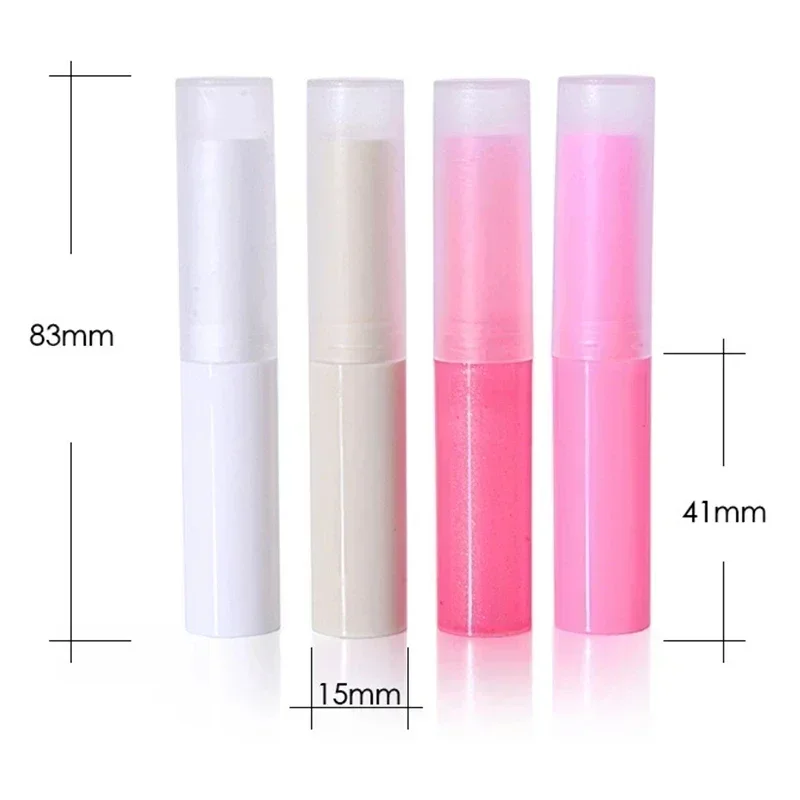 20Pcs 4g 4ml ลิปสติก Lip Balm คอนเทนเนอร์ DIY Empty Lip GLOSS หลอดบรรจุภัณฑ์หมวกเครื่องสําอางค์แต่งหน้า Stick ขายส่ง