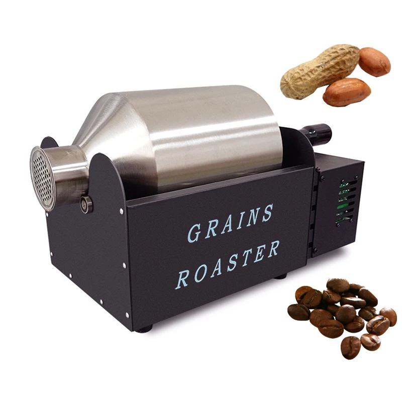 Bestseller  Small Type Drum Coffee Beans / Nut Toasting Baking Machine for Home Use 220V Roaster