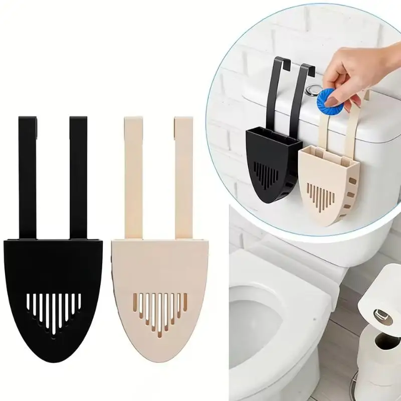 Toilet Tank Cleaner Holder Dissolution Booster Bracket Suspending Toilet Cleaning Tablet Holder For Bathroom Dorm Apartment Hom