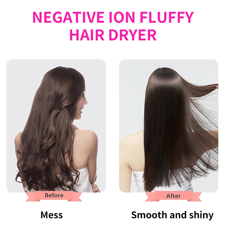 Hair Dryer Brush Portable Hot Air Brush Blow Dryer with Comb One Step Hair Dryer Comb Blower Brush Hair Straightener image 6