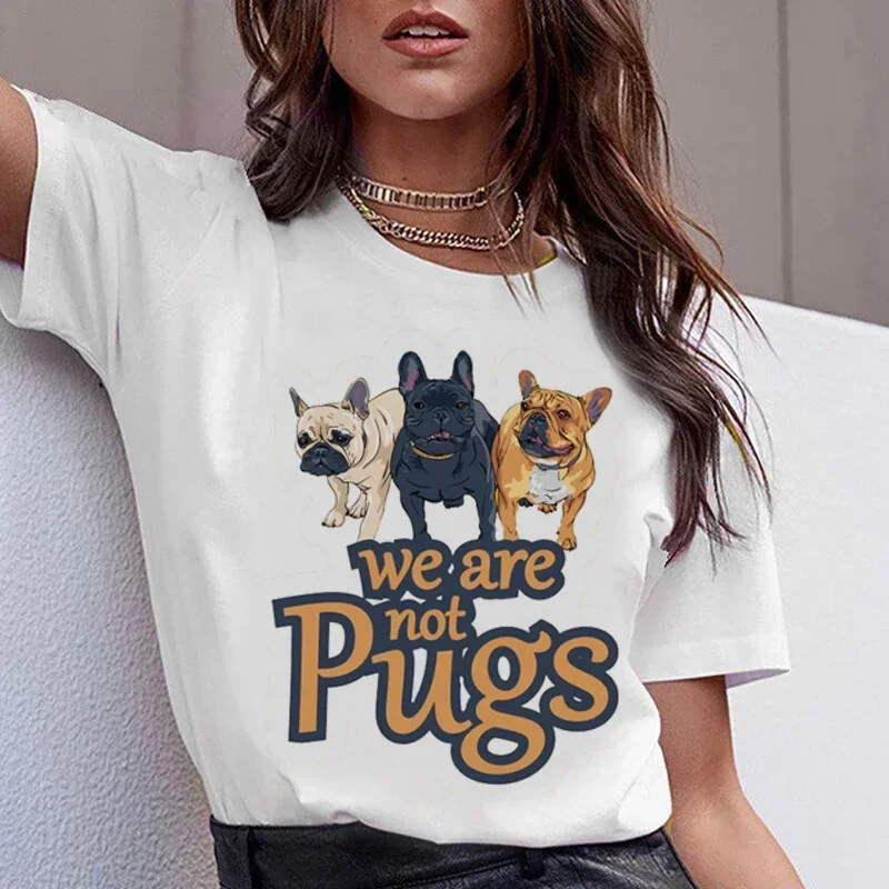 Dachshund Pug Teckel French Bulldog Frances German Shepherd Pit Bull women harajuku tumblr kawaii top tees t shirt