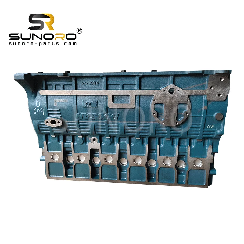 DE12 Engine Parts 150102-00538D 65.01101-6212E Doosan 65.01101-6212 Cylinder Block