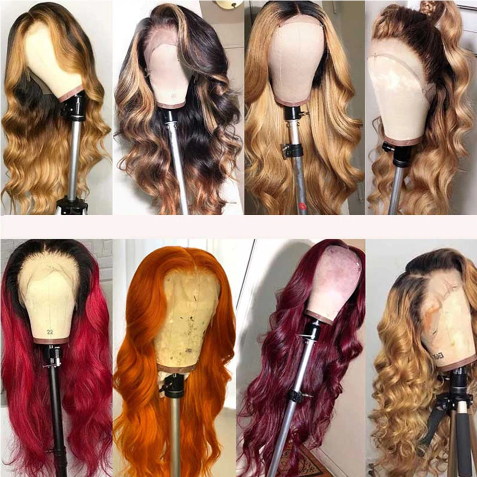 13x4 Lace Frontal Human Hair Wig Body Wave Glueless Wig Human Hair Ready To Wear 4x4 Body Wave Lace closure wig Pre Cut