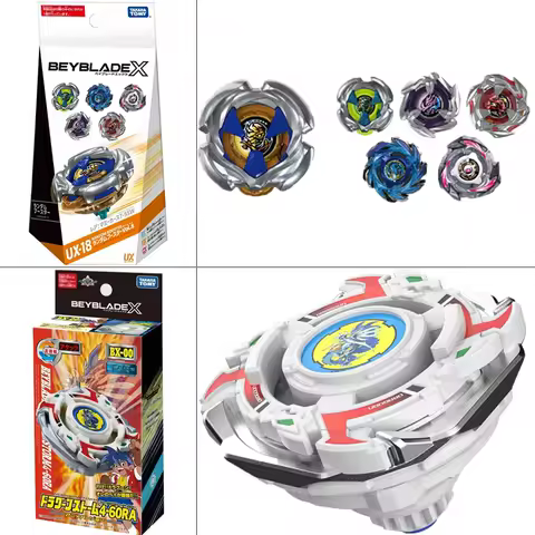 ORIGINAL TAKARA TOMY Bey X UX-18 Random Booster Vol.8 Blade UX-17 Meteor Dragoon 3-70J BX-00 Booster Dragoon Storm 4-60RA BXG-22
