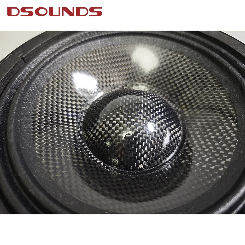 مكبر صوت للسيارة مقاس 6.5 بوصة مع مكبر صوت كربون كون برو لنظام صوت السيارة