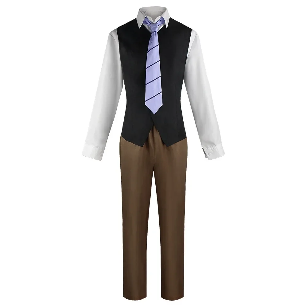 Edogawa Ranpo Cosplay Kostuum Detective Uniform Pak Edogawa Rampo Outfits Met Hoed Voor Halloween Comic Con