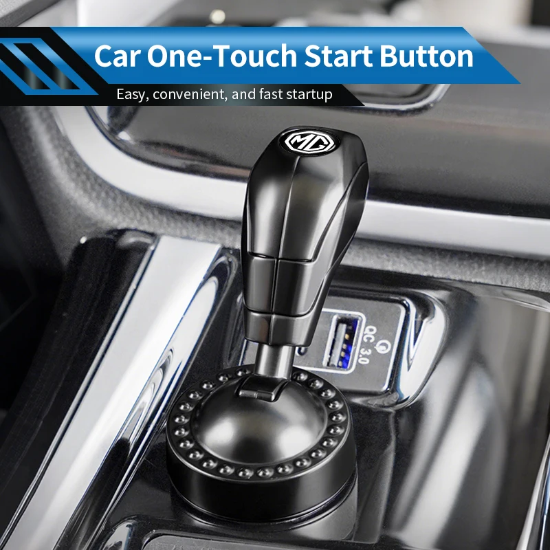 Car One-Touch Start Button Push Start Auto Ignition Button Cover For Morris Garages MG 6 3 5 7 TF ZR ZS HS GS GT Hector RX5 350 view 3