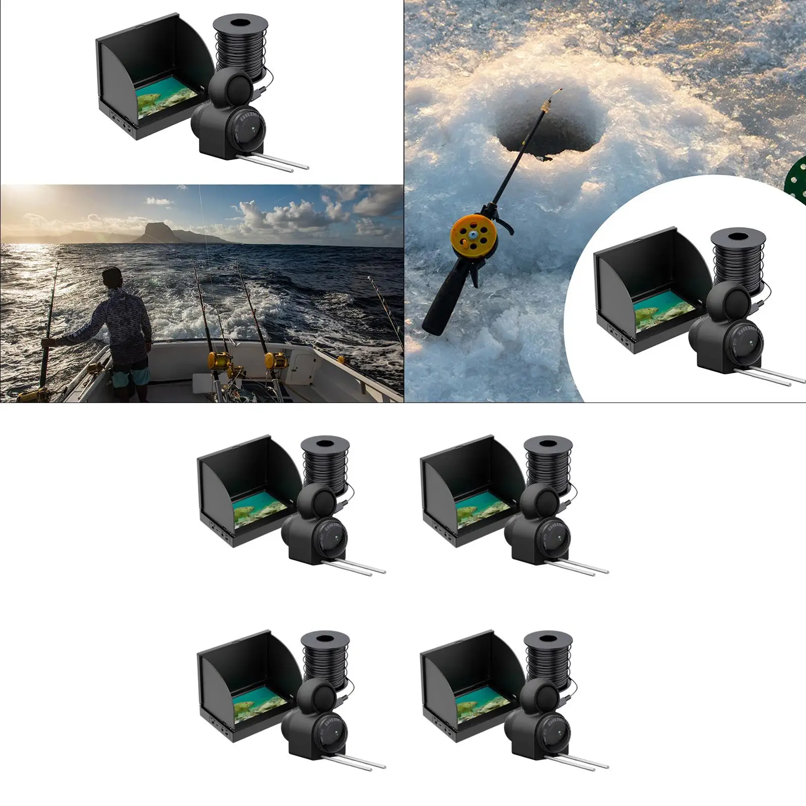 

Finder Equipment 4.3inch Screen Fishing Camera for Ice Fishing Sea Lake