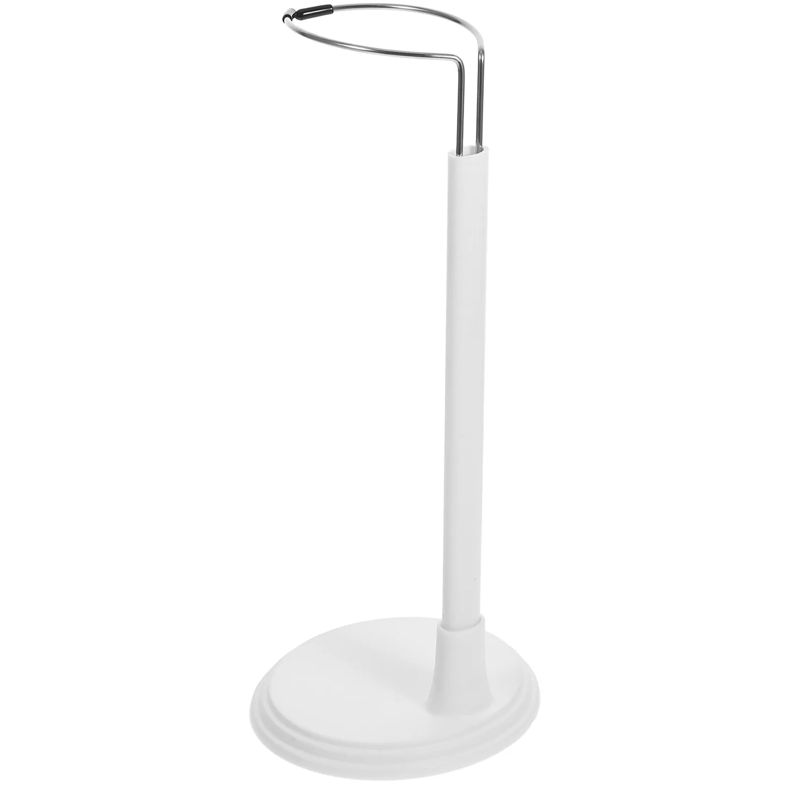 Premium ABS and Stainless Steel Display Stand Compact Lightweight Steady Flat Bottom for Action Figures Collectibles Shelf