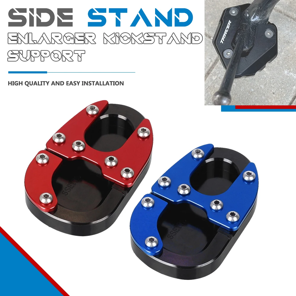 

For YAMAHA MT09 MT-09 MT-09SP FZ-09 FZ09 FJ-09 FJ09 TRACER 900 Side Stand Extension Kickstand Plate Enlarger Support Extension