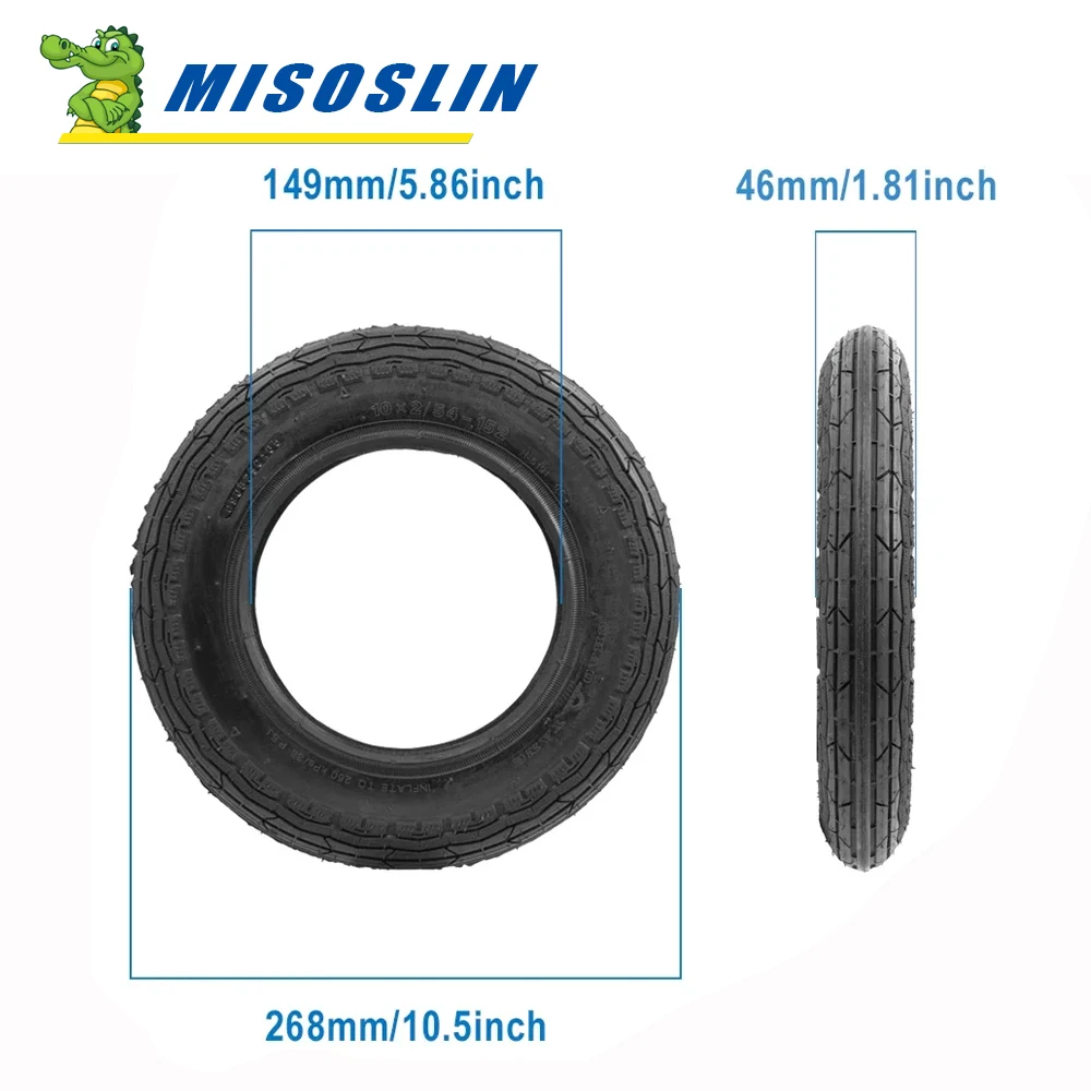 10Inch Tire 10x2(54-152) Outer Tyre for Scooter Pram Stroller Kids Bike Roadster Trike Tricycle  Inflation Tube Wheel Tire Parts