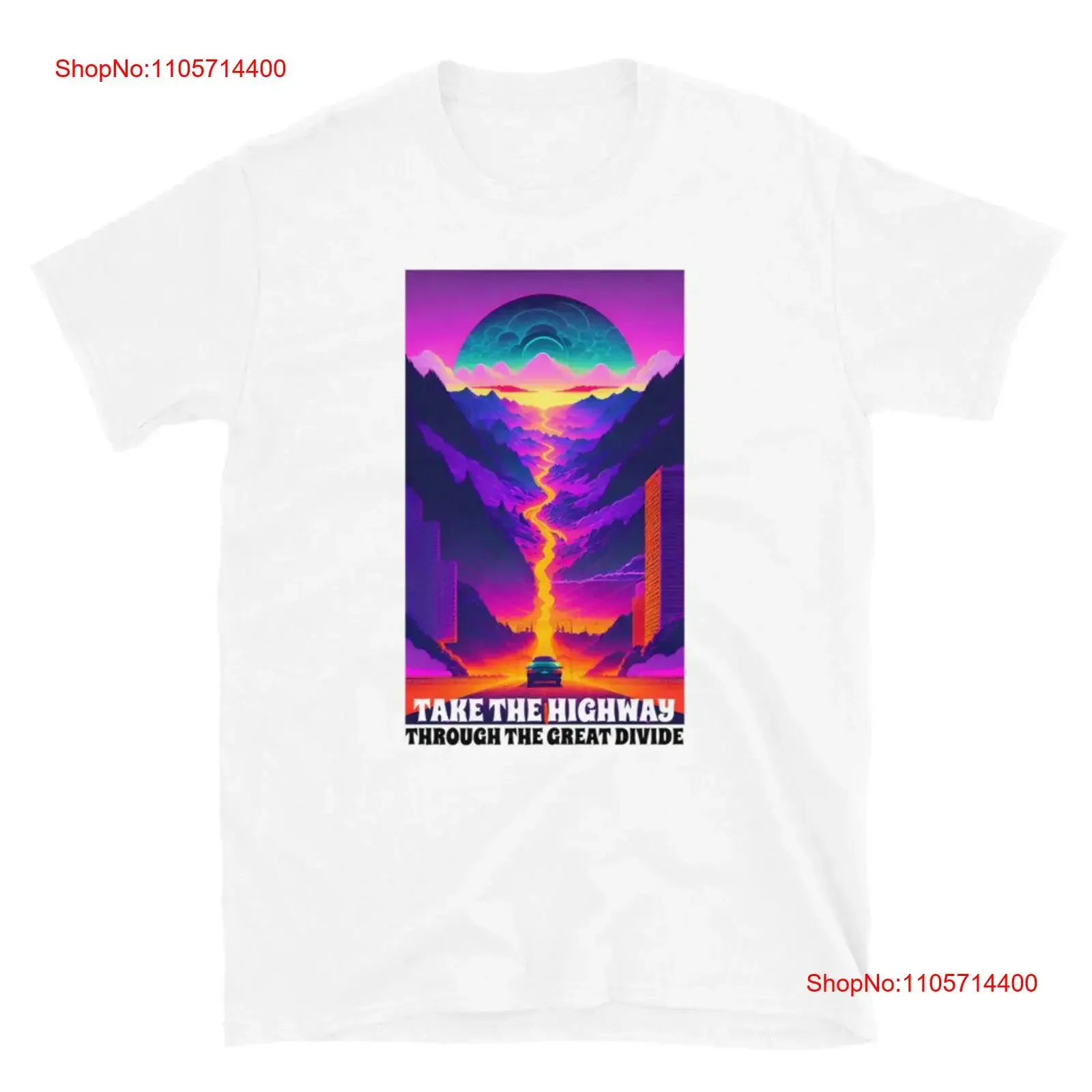 Phish The Wedge Take Highway Through Great Divide T Shirt vintage Washed Versatile Slightly fashion Unisex Breathable Soft