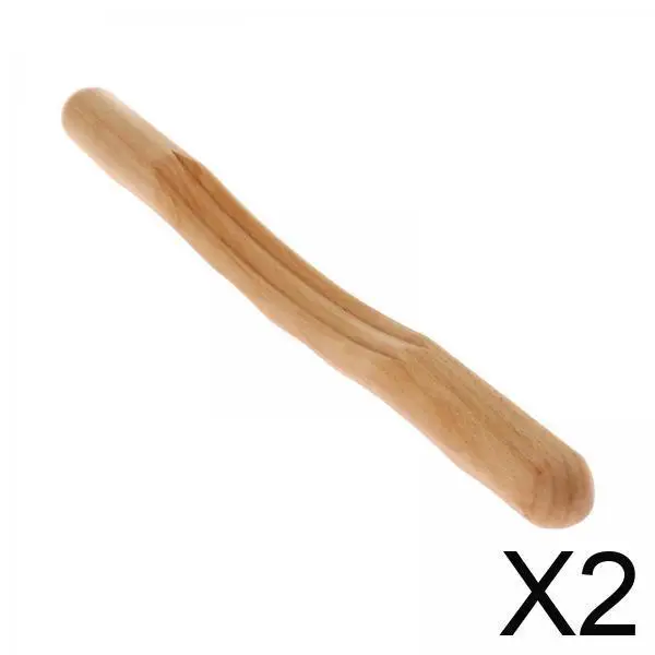 

2x Wood Scraping Stick Massage Deep Tissue Massager for Back Neck Waist Leg Full Body , Relaxing Fatigue - 37cm