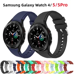 Pasek do Samsung Galaxy zegarek 4 44mm 40mm 5 pro smartwatch silikonowy Sport bransoletka correa Galaxy zegarek 4 klasyczny 46mm 42mm zespół