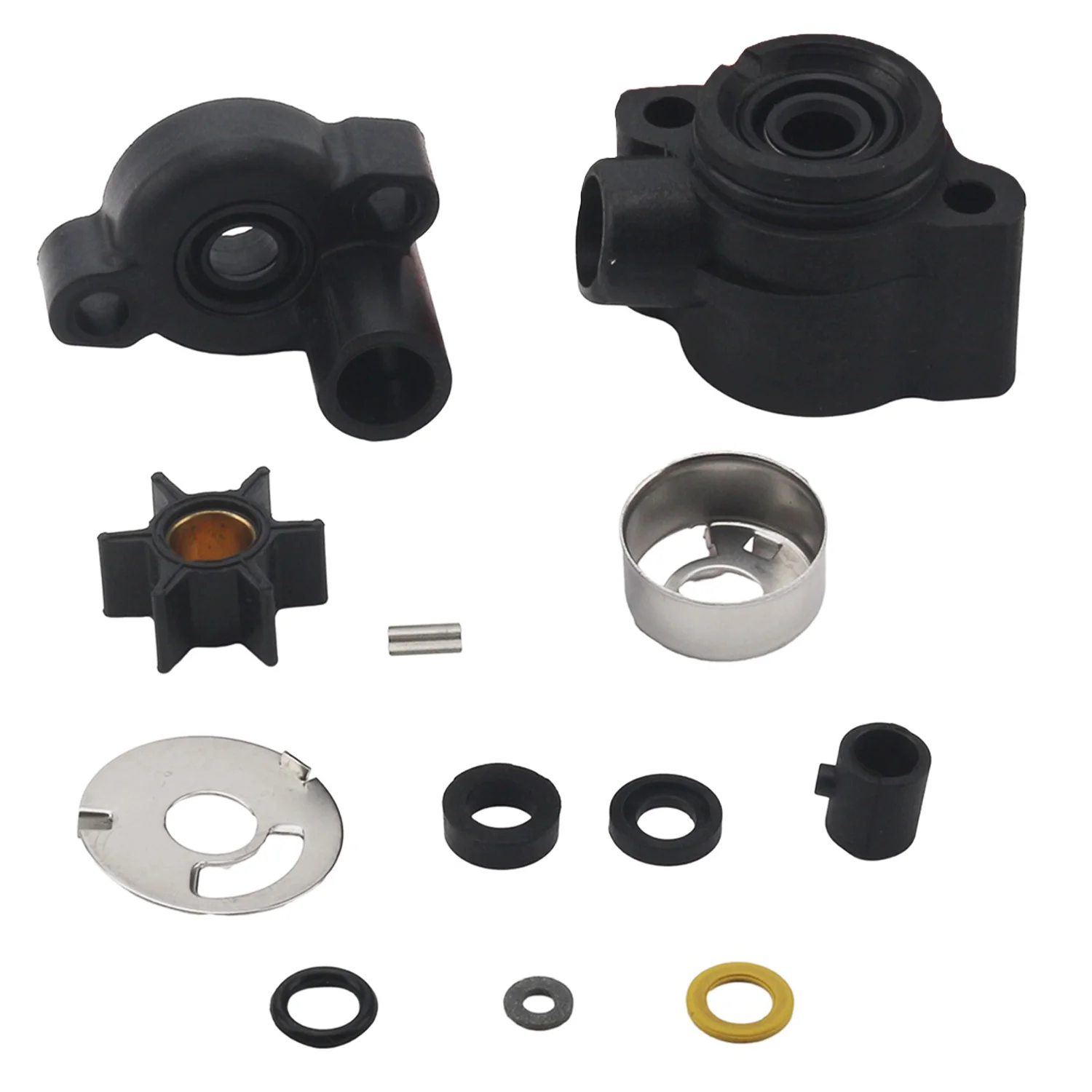 

70941A3 46893A6 46-70941A3 Outboard Water Pump Rebuild Service for Mercury Mariner 4 4.5 6 7.5 9.8 HP 47-22748 70941A1 18-3446