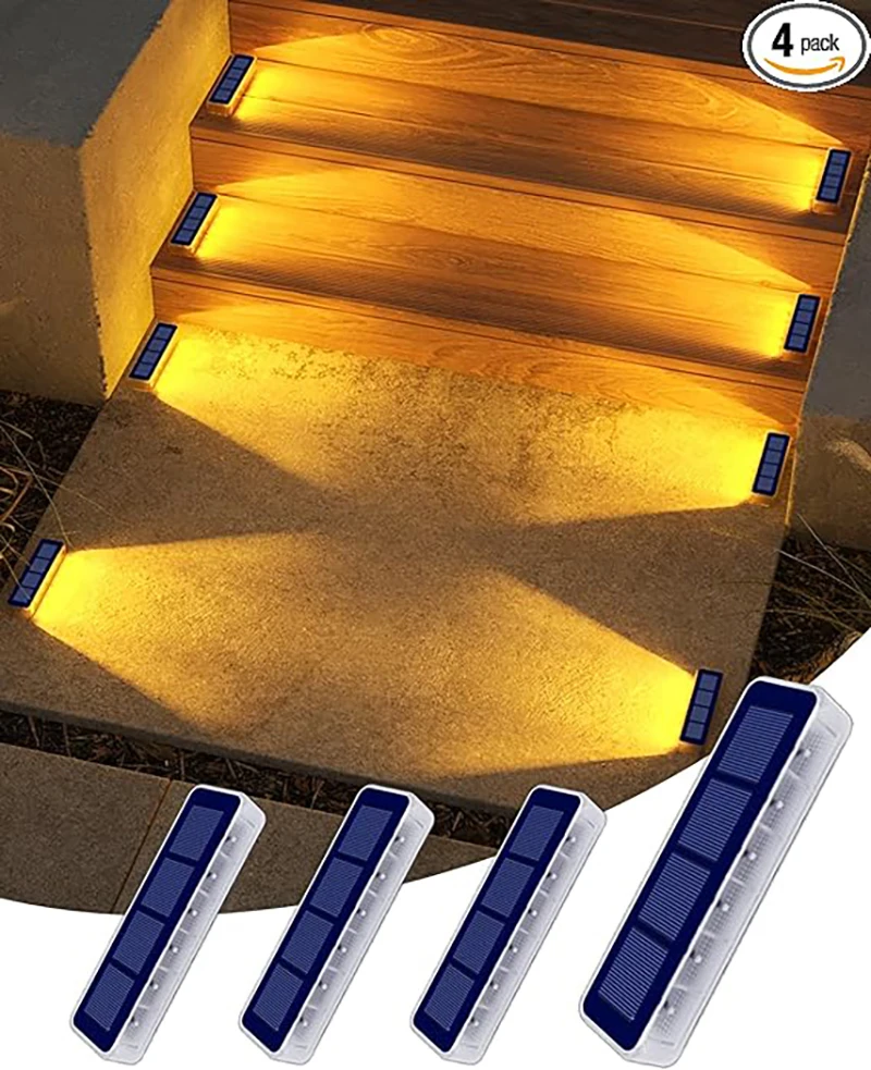 

Outdoor Solar Deck Light Spotlight Solar Stair Lights IP68 Waterproof Solar Pathway Lights Outdoor Lights Solar Powered