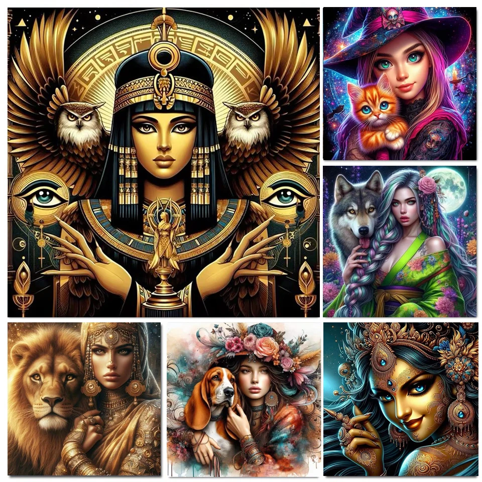 5d-pittura-diamante-fai-da-te-halloween-bellezza-donna-animali-diamante-mosaico-aquila-cane-leone-gatto-donna-ritratto-ricamo-wall-art-regalo