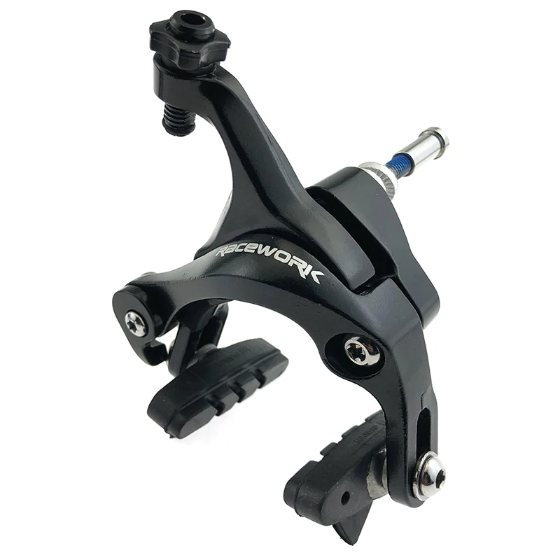 RACEWORK Rennrad Dual Pivot Bremssättel Fahrradbremse Racing Aluminium Side Pull Bremssattel vorne hinten mit Bremsbelägen