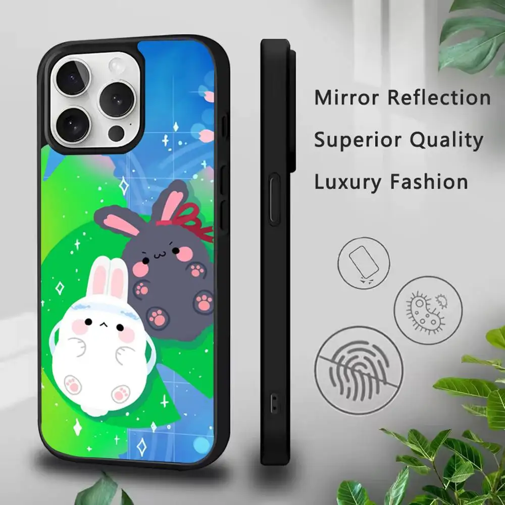 حافظة هاتف مو داو زو شي لهاتف آيفون 17,16,15,14,13,12,11,Pro,Max,Plus,Mini,SE4,E شحن لاسلكي Magsafe مغناطيسي #4