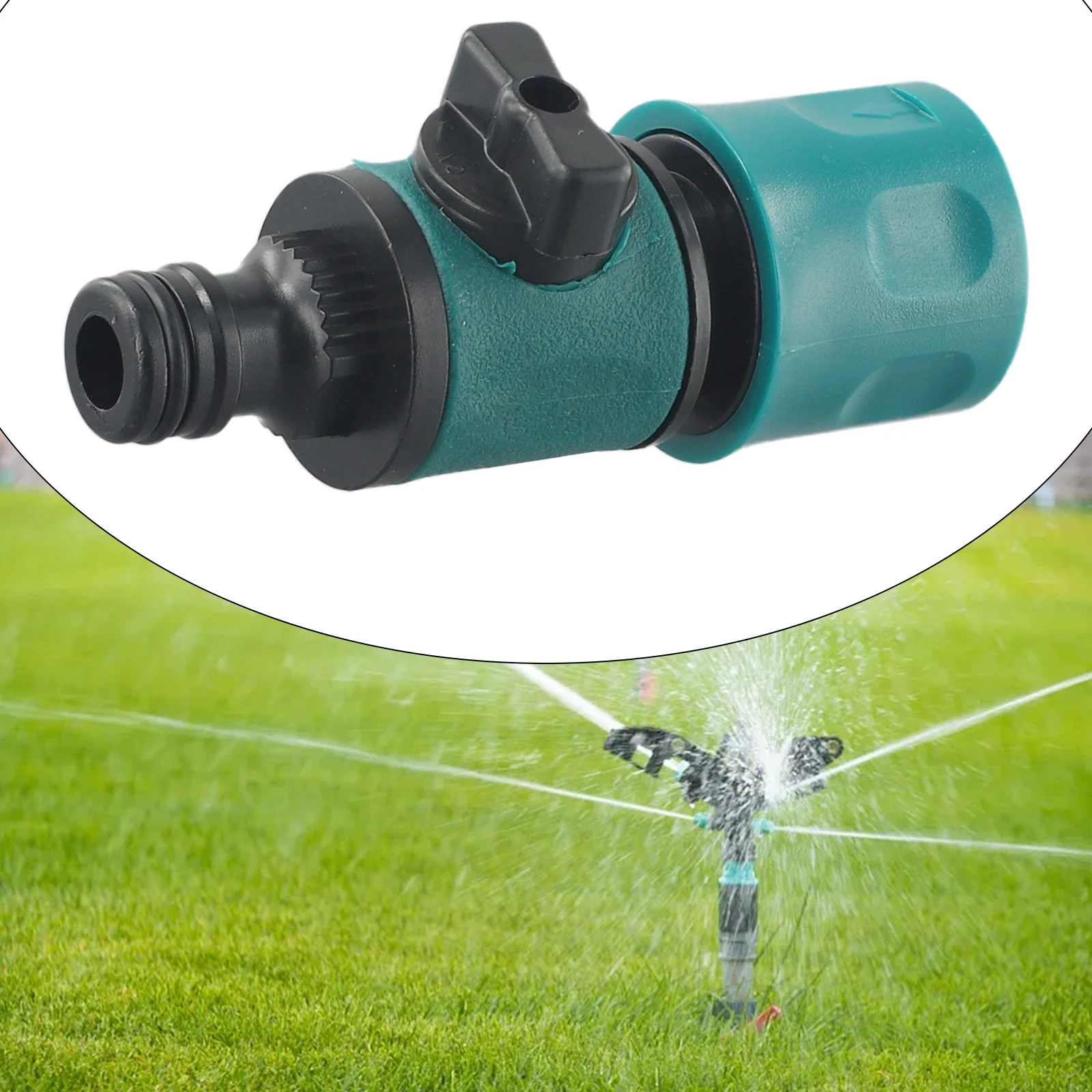 

Hose Pipe Tap Shut Off Valve Fitting Connector Garden Plastic Quick Coupler For Watering Flowers Plants Lawns Agriculture