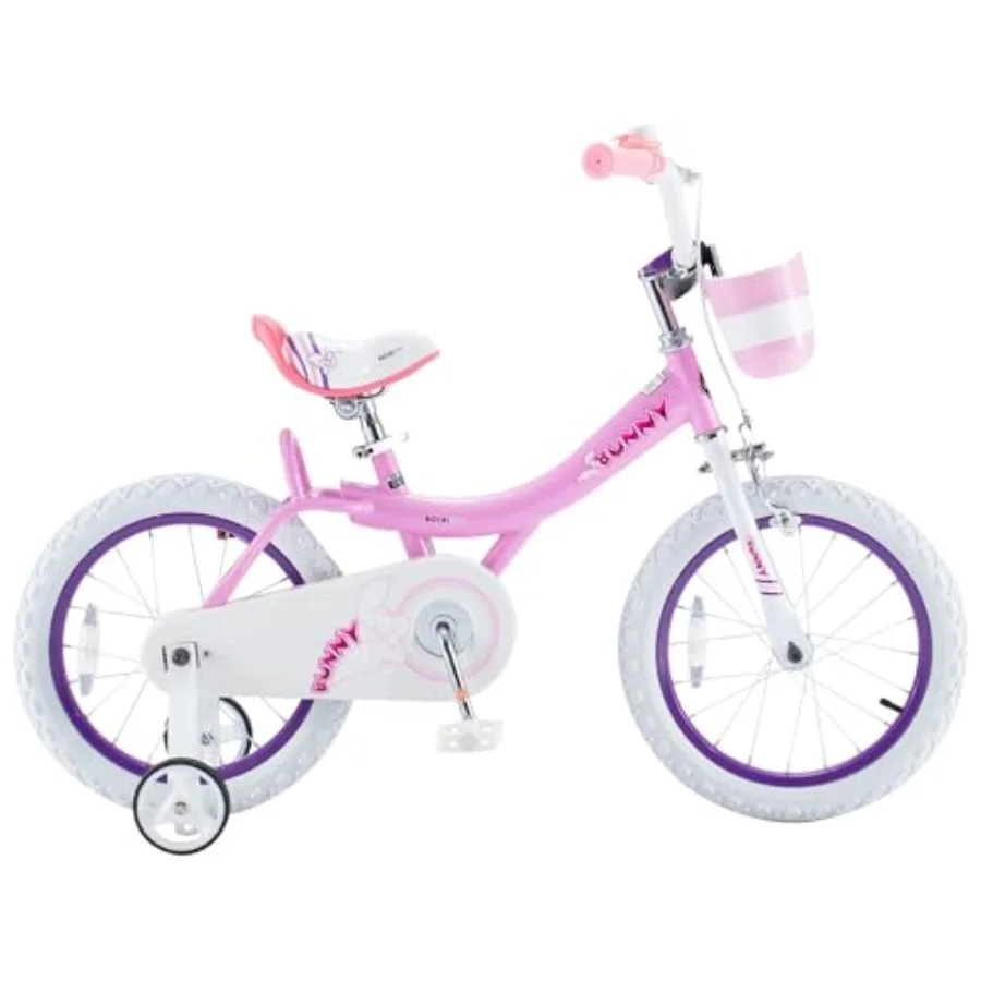 

Princess Girls Bike 12 14 16 18 20 Inch Bicycle with Basket for Age 3-12 Years Pink Aluminum Frame Lightweight Design Easy to R