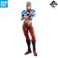 In Stock Bandai Ichiban Kuji JoJo's Bizarre Adventure Golden Wind C Prize Guido Mista Figure Anime Action Model Collectible Toys