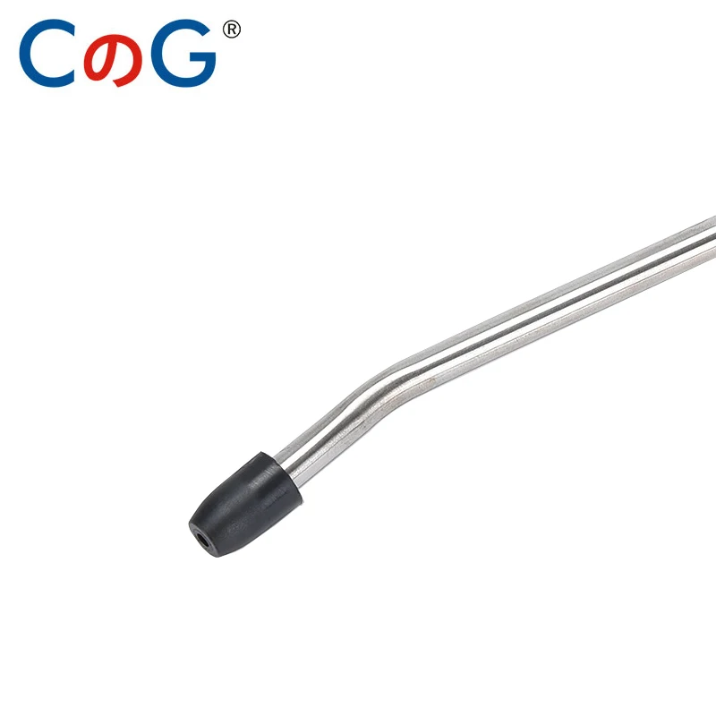1PCS Pneumatic Blow Air Tool Metal Bent Tube Nozzle Blue Dust Gun 105mm Dust Removing Air Blow Accessory