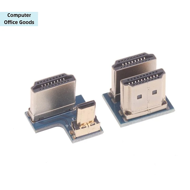 【Micro 1.4 Male To Male Bidirectional Connector Adapter For Raspberry Pi 4B 3B Monitor Projector Video Transmission】