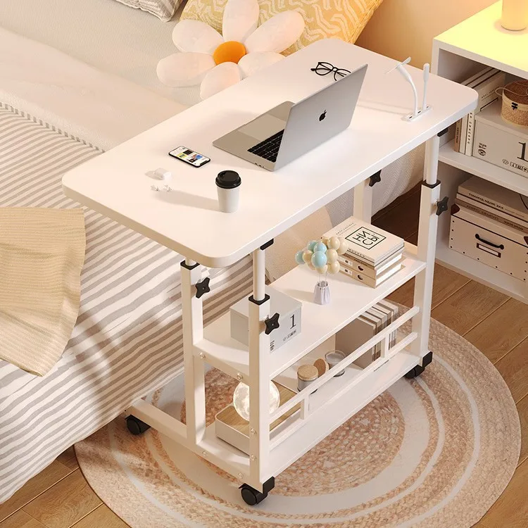 

Bedside table Movable lifting computer table Simple student desk Bedroom dormitory Home study Simple small table