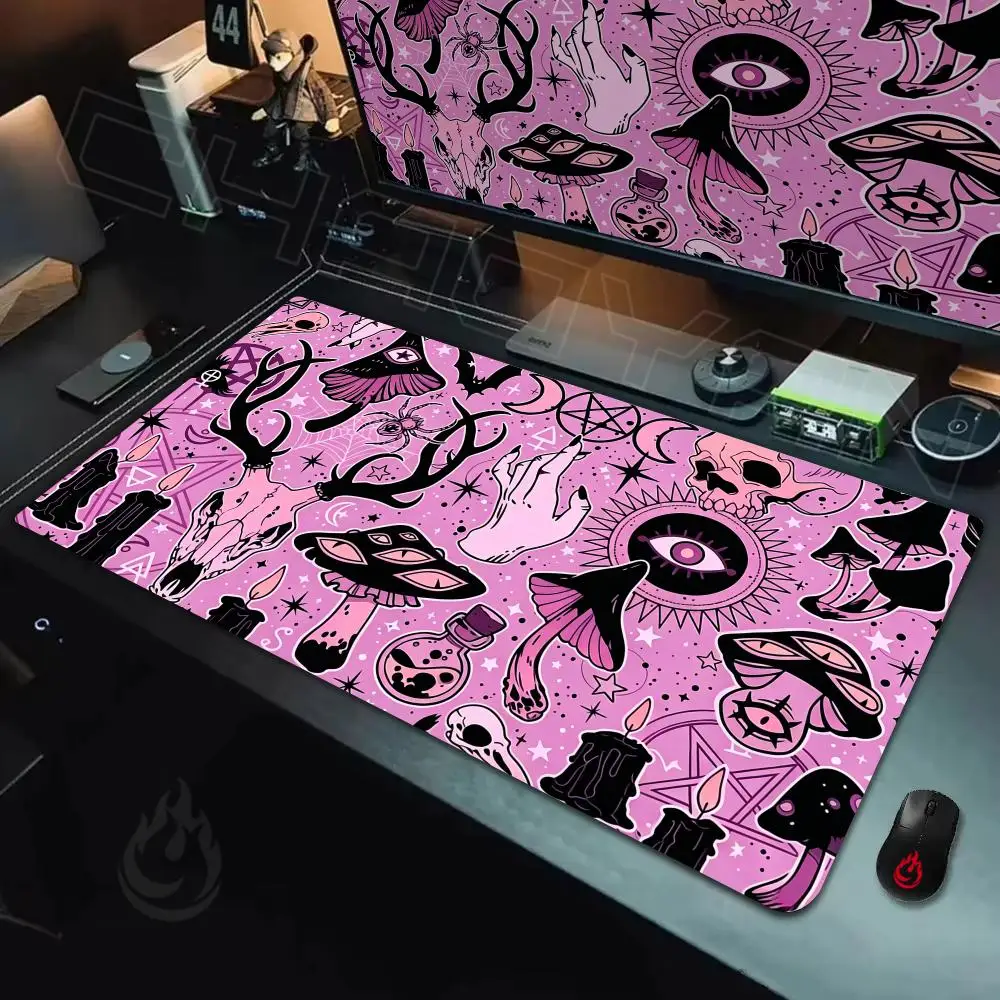 Magnificent magical element totems Mouse Pad Large Computer Office Game Table Mats Rubber Anti-slip Mouse Mat HDP Long Desk Pads