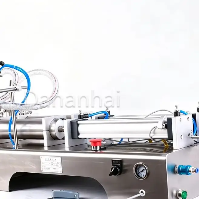 

Простая двухсопловая поршневая машина для розлива жидкостей (моющих средств и парфюмерии), промышленное высокоточное оборудование для фасовки