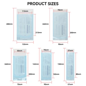 Sterilisationsbeutel für Tätowierungen, selbstklebende Taschen, saubere Taschen, Nagelkunstzubehör, fünf Größen, 200-Stcs/Box 10 Hauptzahnverkäufe Bolsa - №4