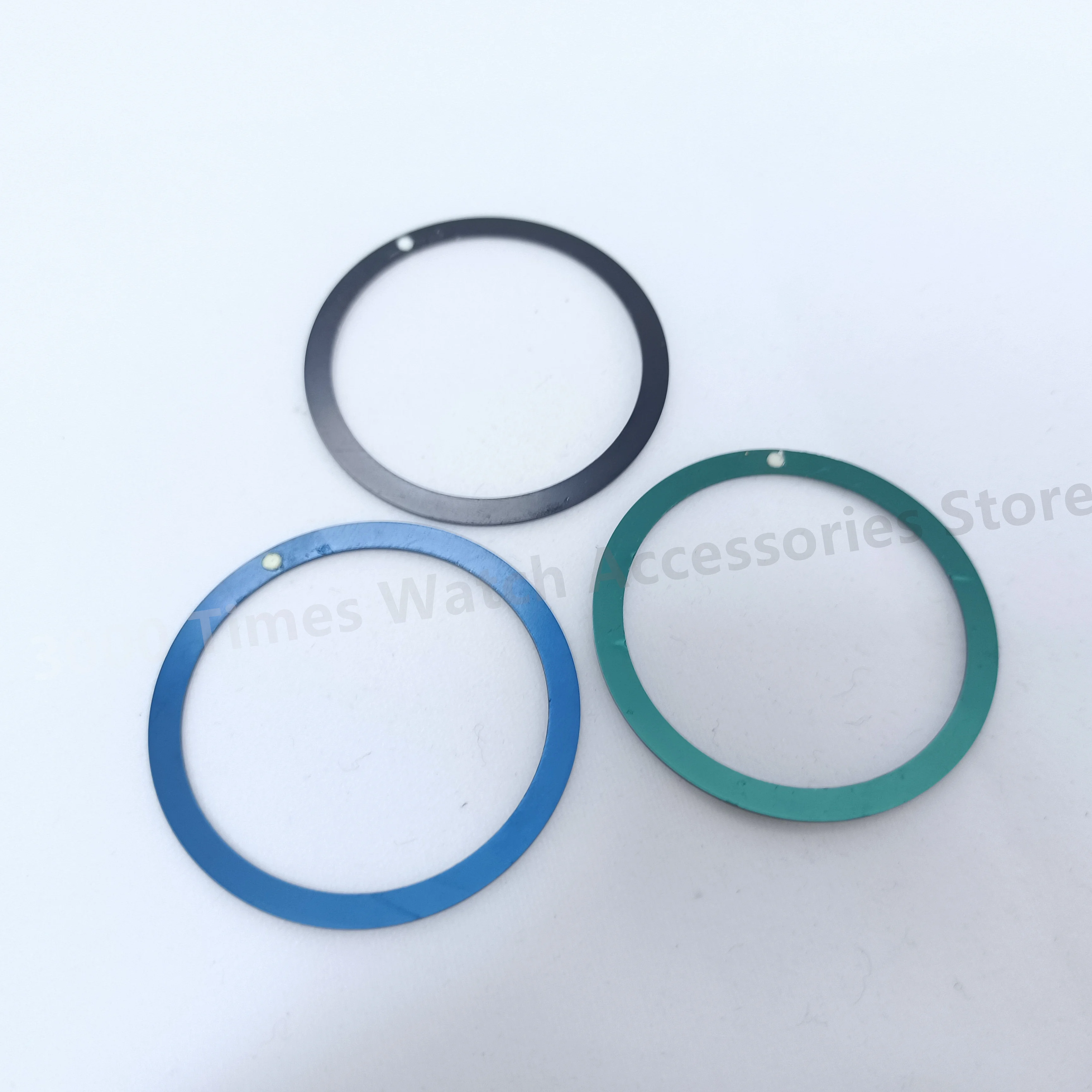 Modified 38mm Black Blue Green Flat Aluminum Bezel Insert Fit For Seiko Turtle 6105 NH35 NH36 Movement Diving Watches
