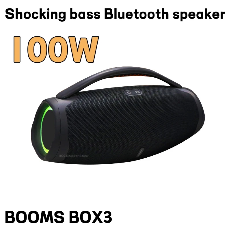 

Портативная беспроводная Bluetooth-Колонка BOOMS BOX3, 100 Вт