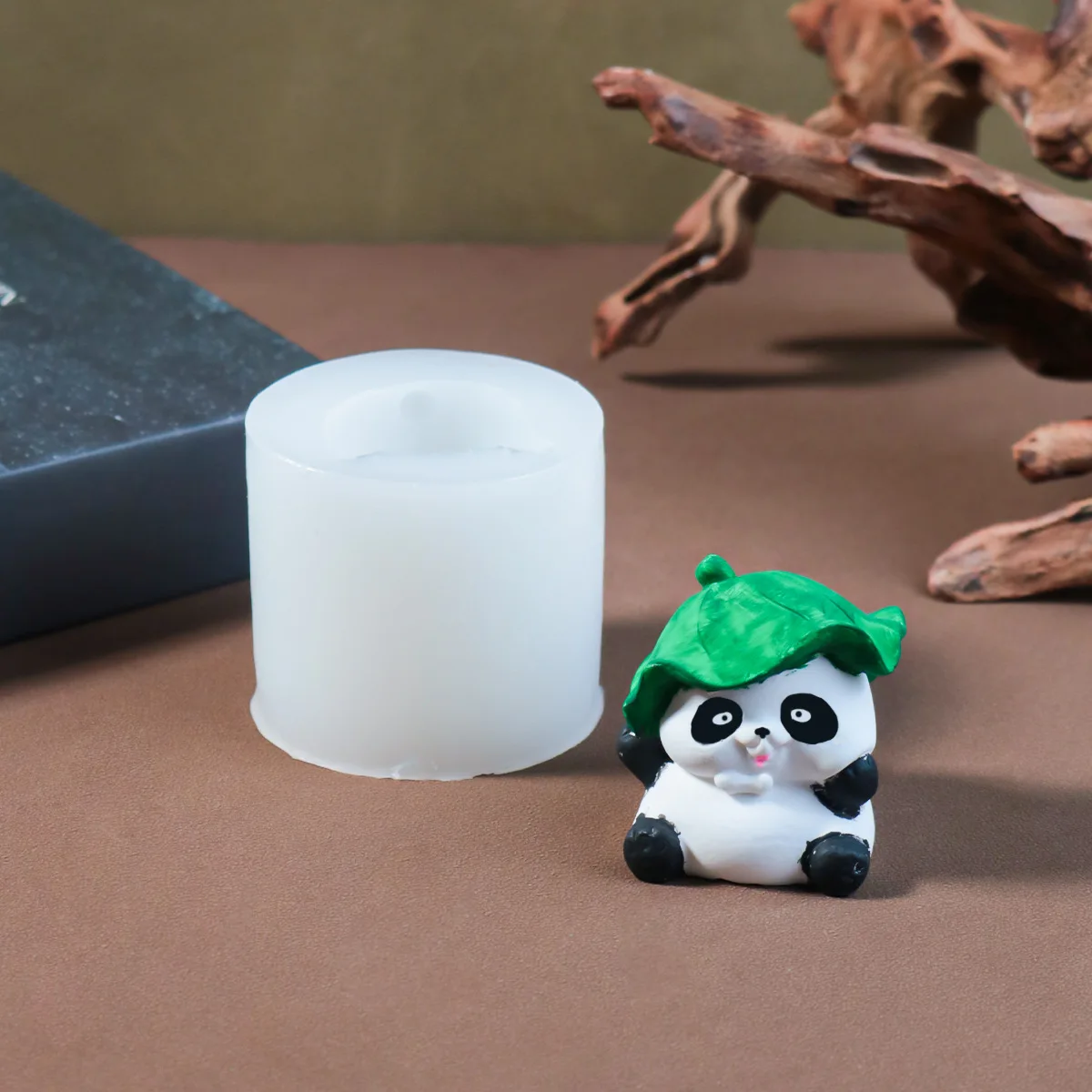 ثلاثية الأبعاد الباندا قوالب السيليكون شمعة الراتنج والروائح ديكور المنزل لوازم الحرفية راتنجات الايبوكسي قوالب شمعة صنع عدة
