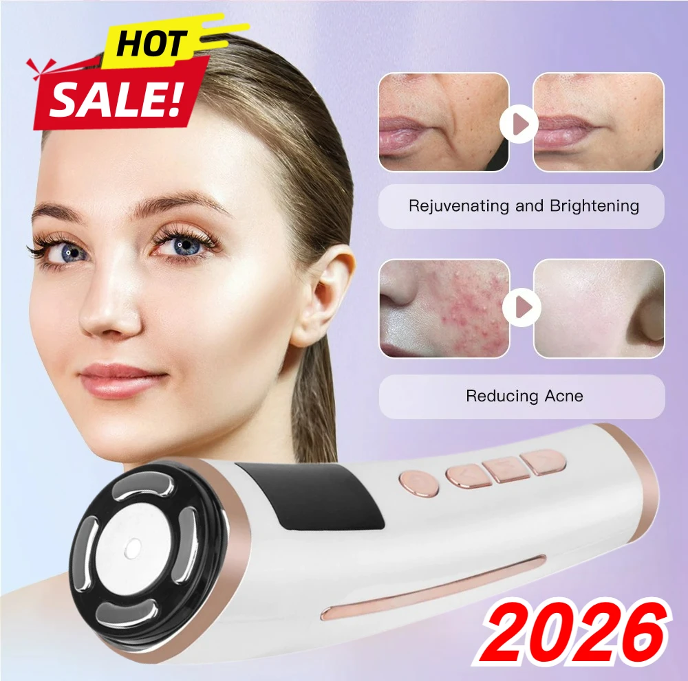 Máquina de estiramiento Facial Hifu, masajeador Facial antienvejecimiento de alta frecuencia RF, masajeador Facial de microcorriente EMS, Mini máquina hifu