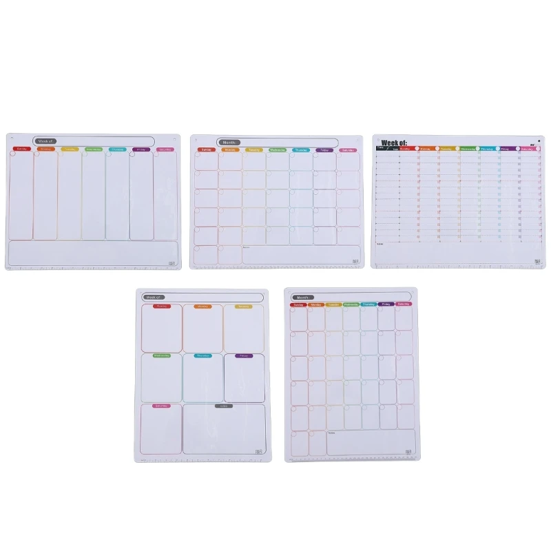 

Whiteboard Calendar Weekly Planner Monthly Planner Board Fridge Calendar Whiteboard for Kitchen