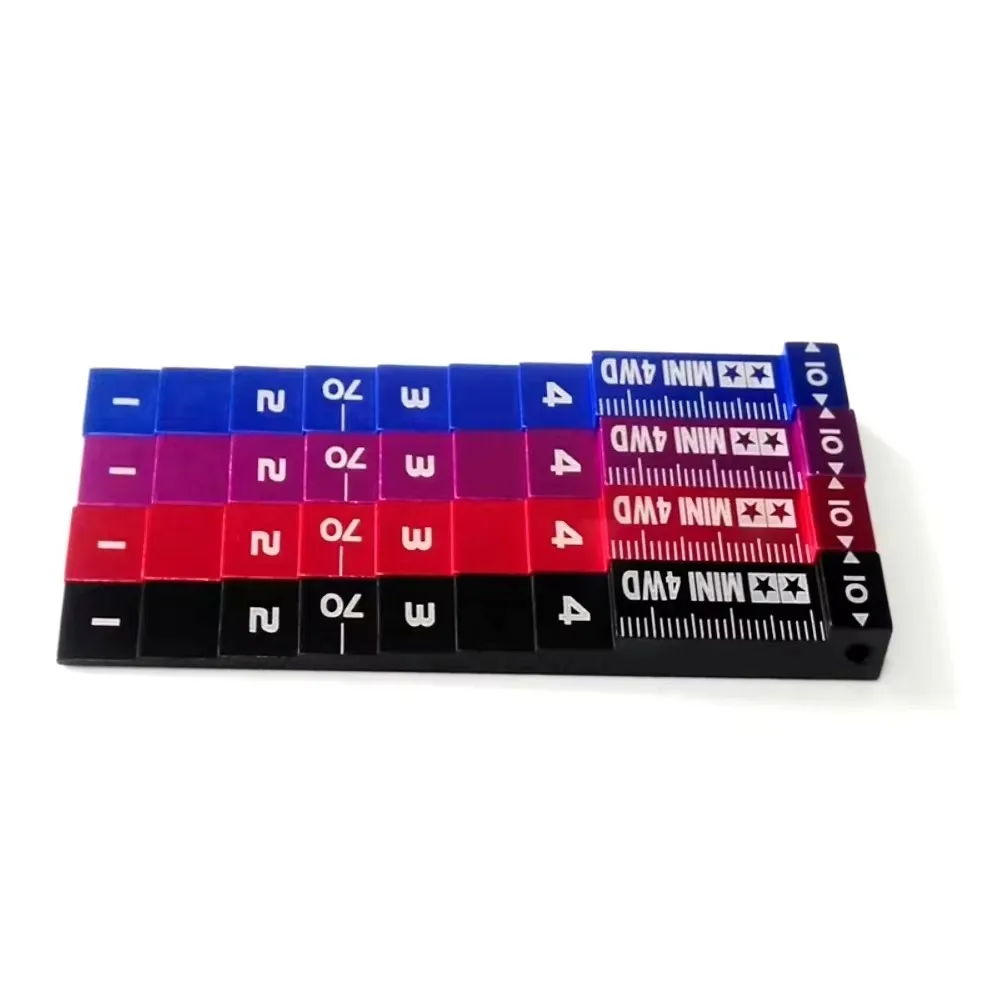 1PC Tamiya Mini 4WD Racing Car Refit Tools Adjusting Car Ruler Inspection Testing Ruler